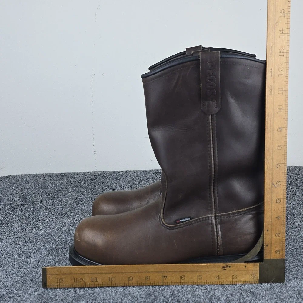 Red Wing 2230 Pull On Work Boots Men's 11.5 Brown Steel Toe Waterproof USA